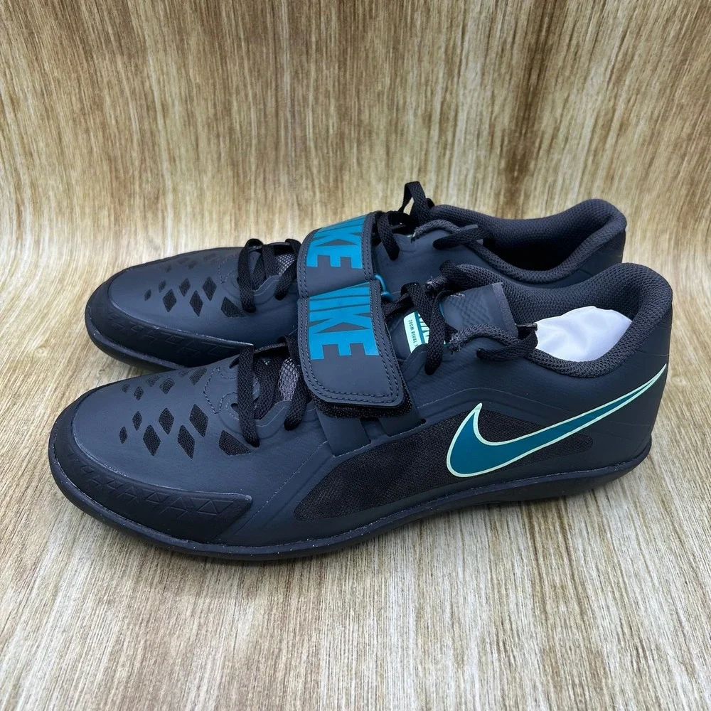 Nike Zoom Rival SD 2 Men's 9.5 Track Field Throwing‎ Shoes Black Blue FZ9665-001
